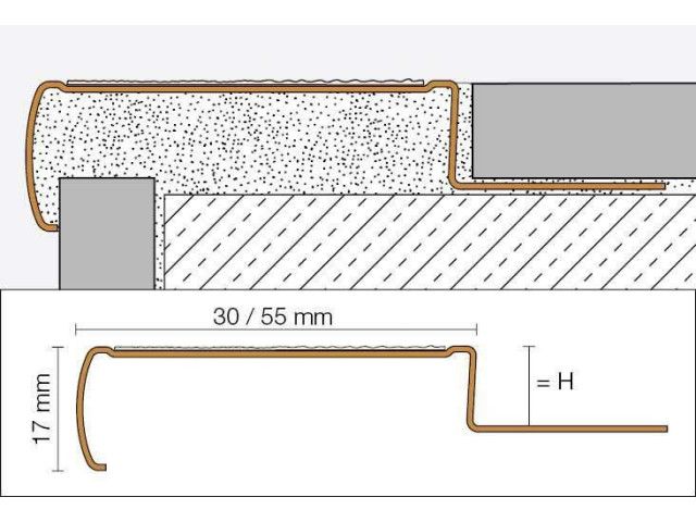 Schlüter® -TREP-G / -GL / -GK / -GLK