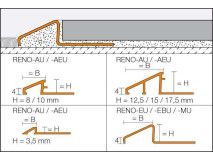 Schlüter® -RENO-U / -RAMP / -RAMP-K